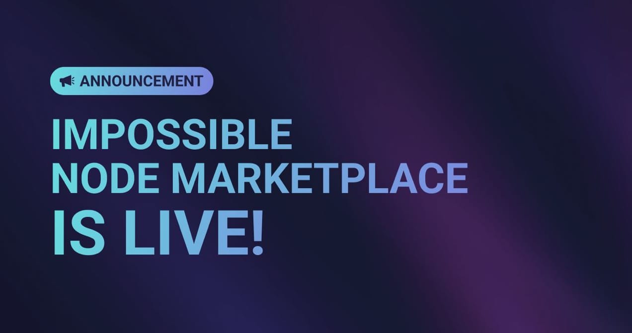 Node Marketplace - How to buy and use our marketplace